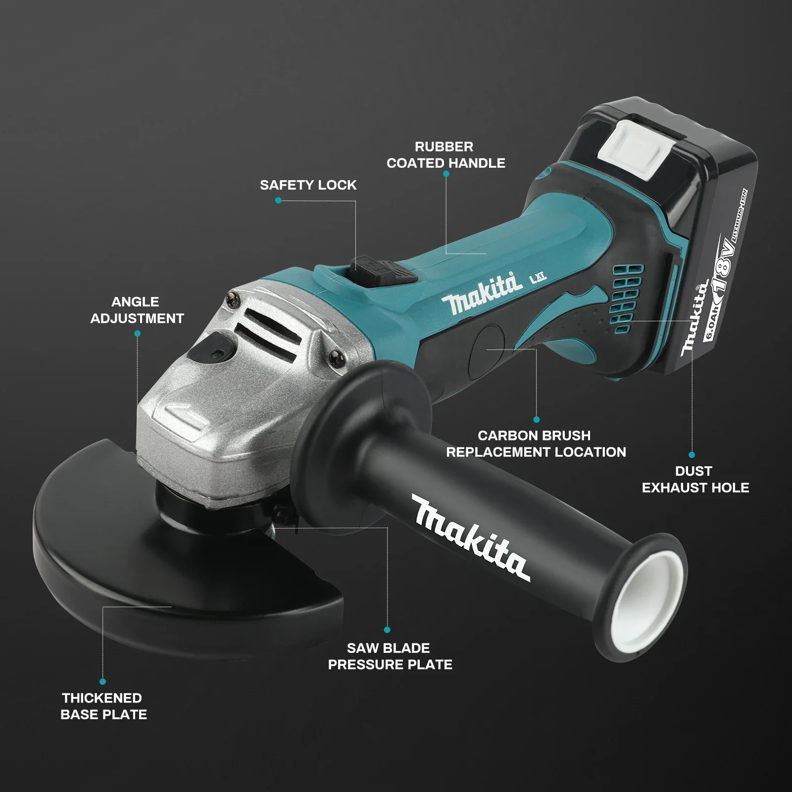 DCA402 Brushless Electric Angl - Brushless Angle Grinder Battery Powered 评论和价格