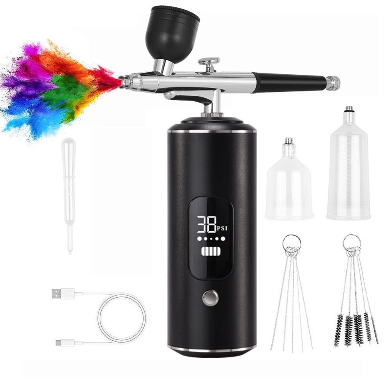 Air compressor kit, electric s - Airbrush Kit With Mini Compressor 评论和价格