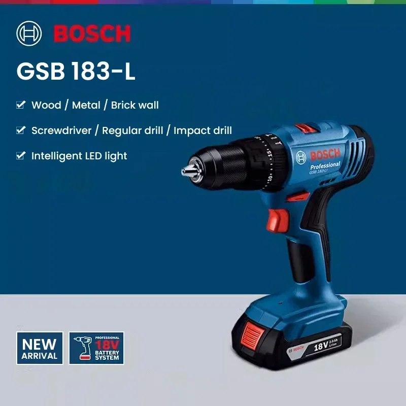 Bosch GSB183-LI 18V Cordless I - Brushless Cordless Electric Drill 18V 评论和价格