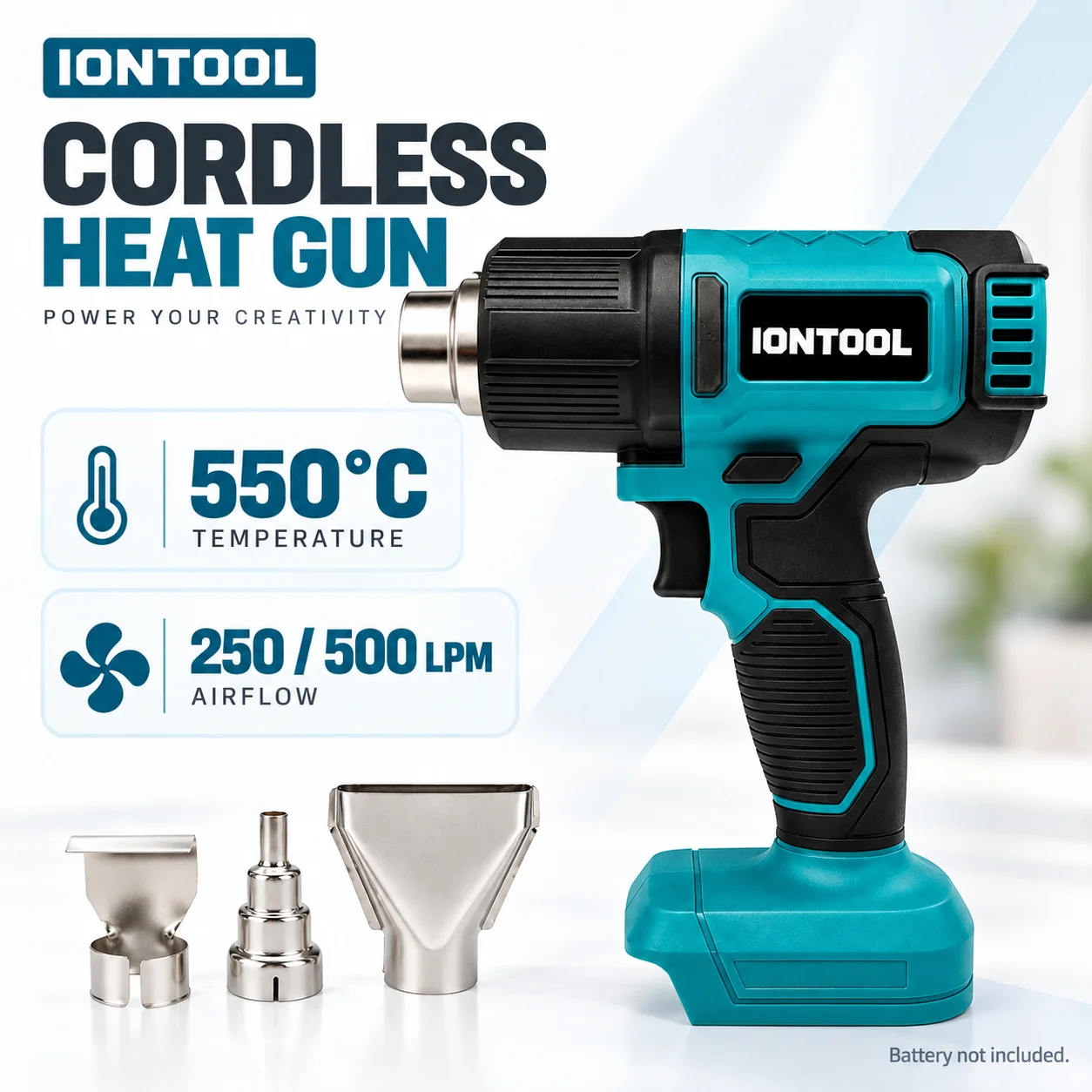 IONTOOL Cordless Heat Gun 550℃ - Cordless Heat Gun For Shrink Tubing 评论和价格