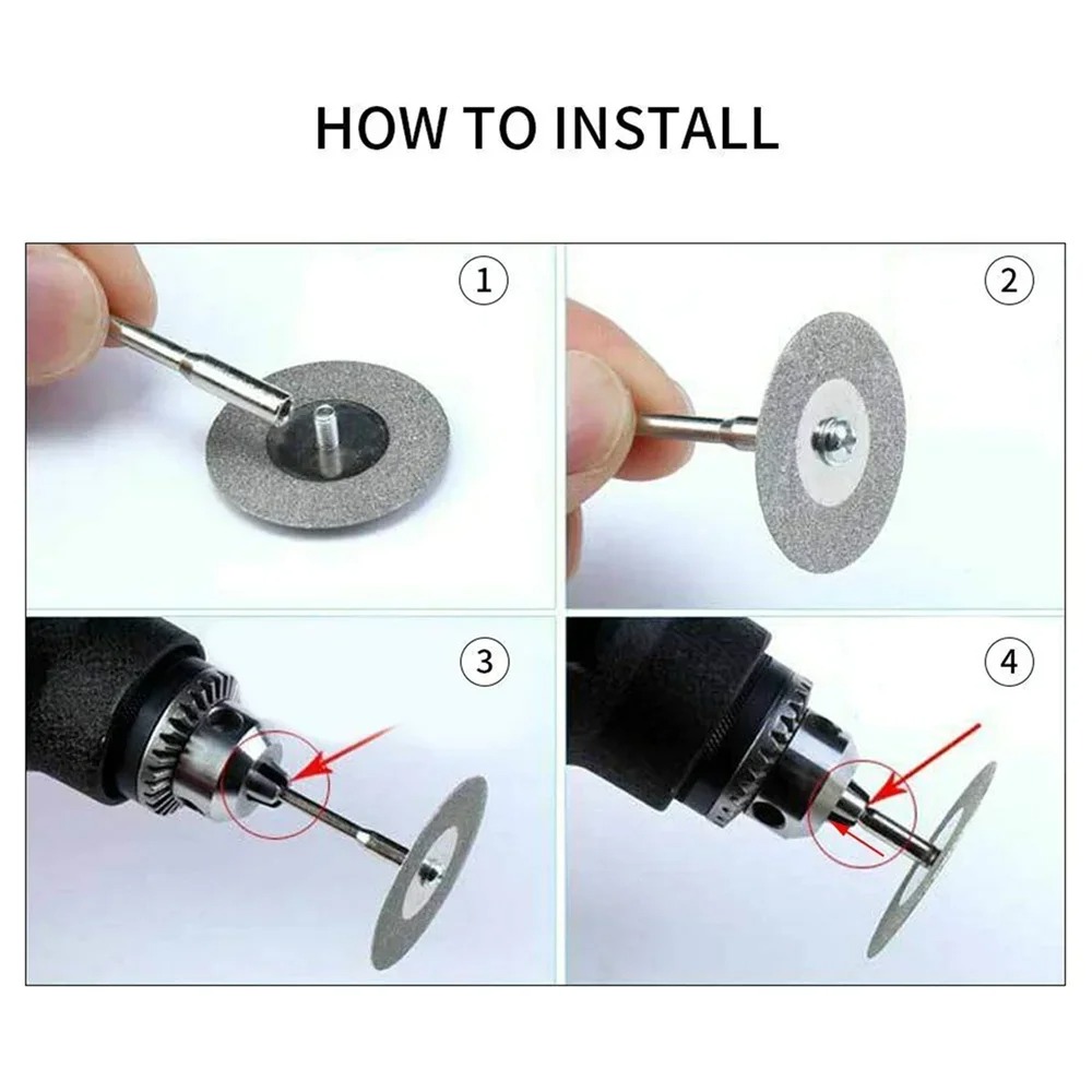 20mm Mini Diamond Cutting Disc - Cordless Rotary Tool Kit Accessories 评论和价格