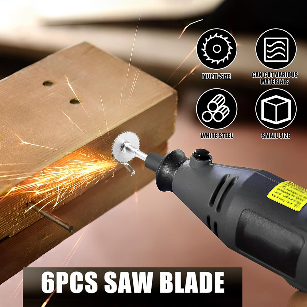 7Pcs/Set HSS Circular Saw Blad - Cordless Rotary Tool Kit Accessories 评论和价格