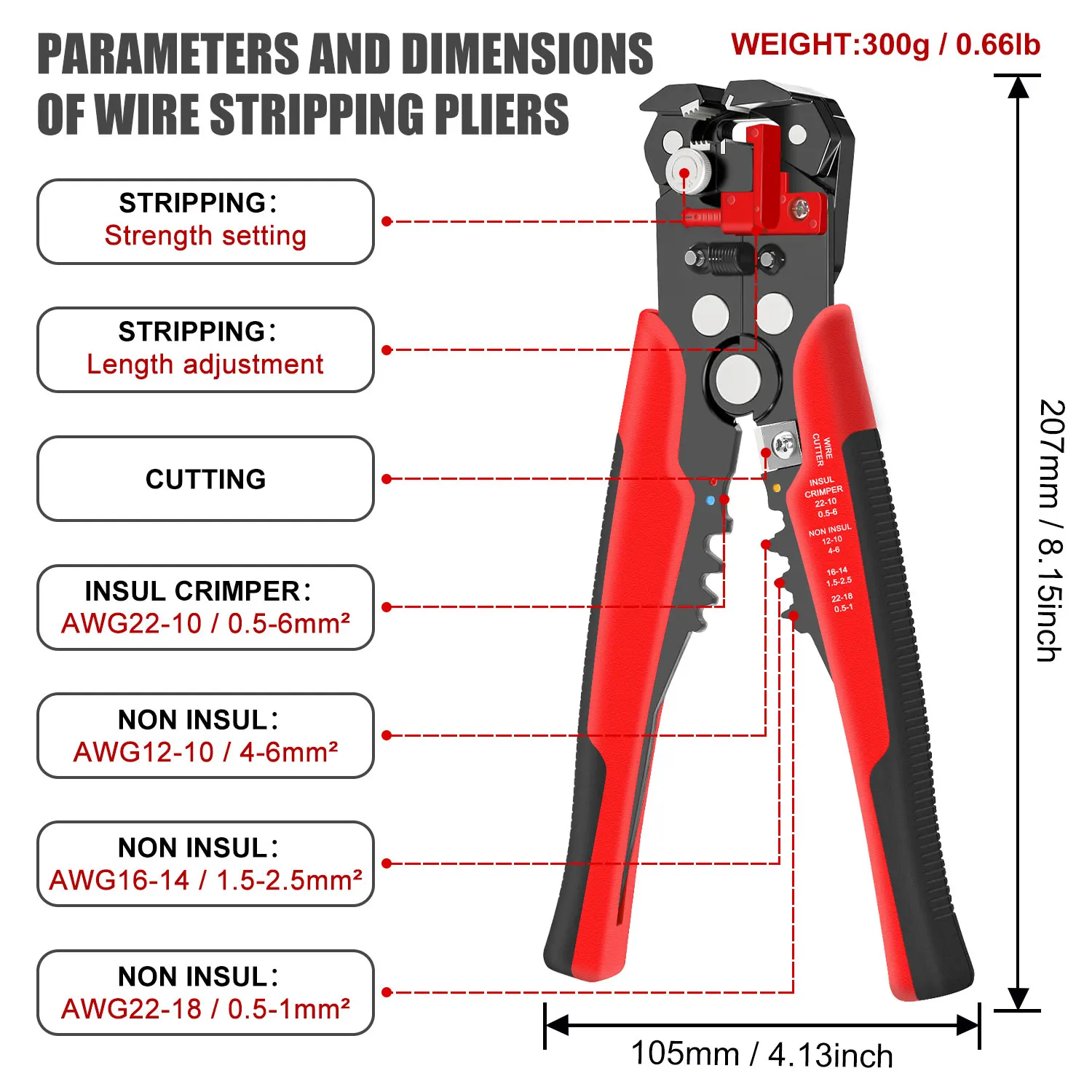 HS-D1 Self-Adjusting Wire Stri - Automatic Wire Stripper Cutter 评论和价格